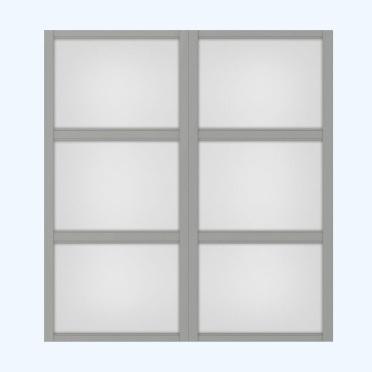 LIXIL（リクシル） 室内用窓ラシッサS デコマド FIX窓・突出し窓 2列