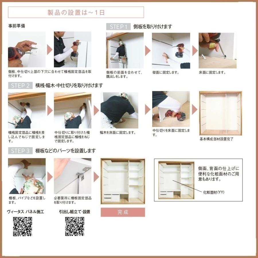 LIXIL（リクシル） 収納 壁面収納LIXIL ヴィータスパネル クローゼット