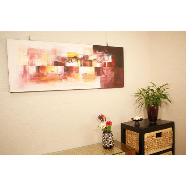 絵画 インテリア おしゃれ バリ絵画 モダンアート 120×45 23 アートパネル 北欧 壁掛け 絵 モダン アート アジアン バリ