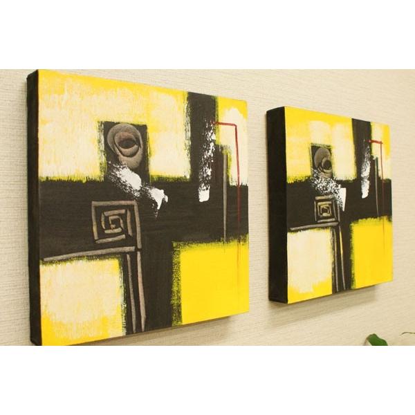 バリ絵画 モダンアート 30×30 01 絵画 インテリア おしゃれ 壁掛け 絵 アートパネル 北欧 アジアン バリ ファブリックパネル