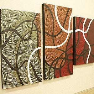 バリ絵画 3連複合 ドットアート 06 Omix 絵画 壁掛け アート アジアン アートパネル 3枚 モダン 北欧 ファブリックパネル バリ モダン アート Es B 02 アジアン雑貨 インテリア Es Style 通販 Yahoo ショッピング