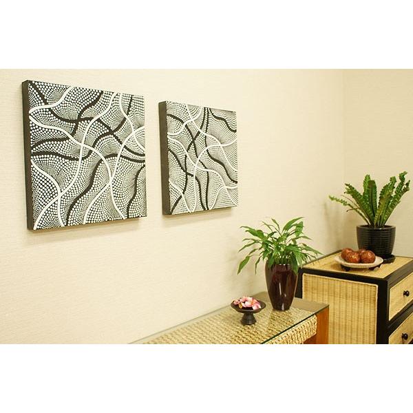 バリ絵画 ドットアート 40×40 Obk 絵画 インテリア おしゃれ バリ絵画 ドットアート 40×40 Obk 絵画 インテリア おしゃれ