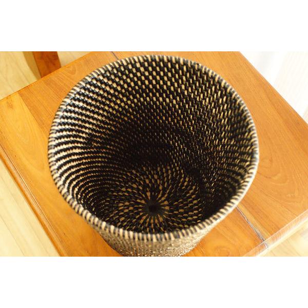 直営ストア シンセティックラタン 鉢カバー Mサイズ ブラック 5号 おしゃれ 北欧 観葉植物 籐 バスケット かご 収納 アジアン バリ インテリア Whitesforracialequity Org