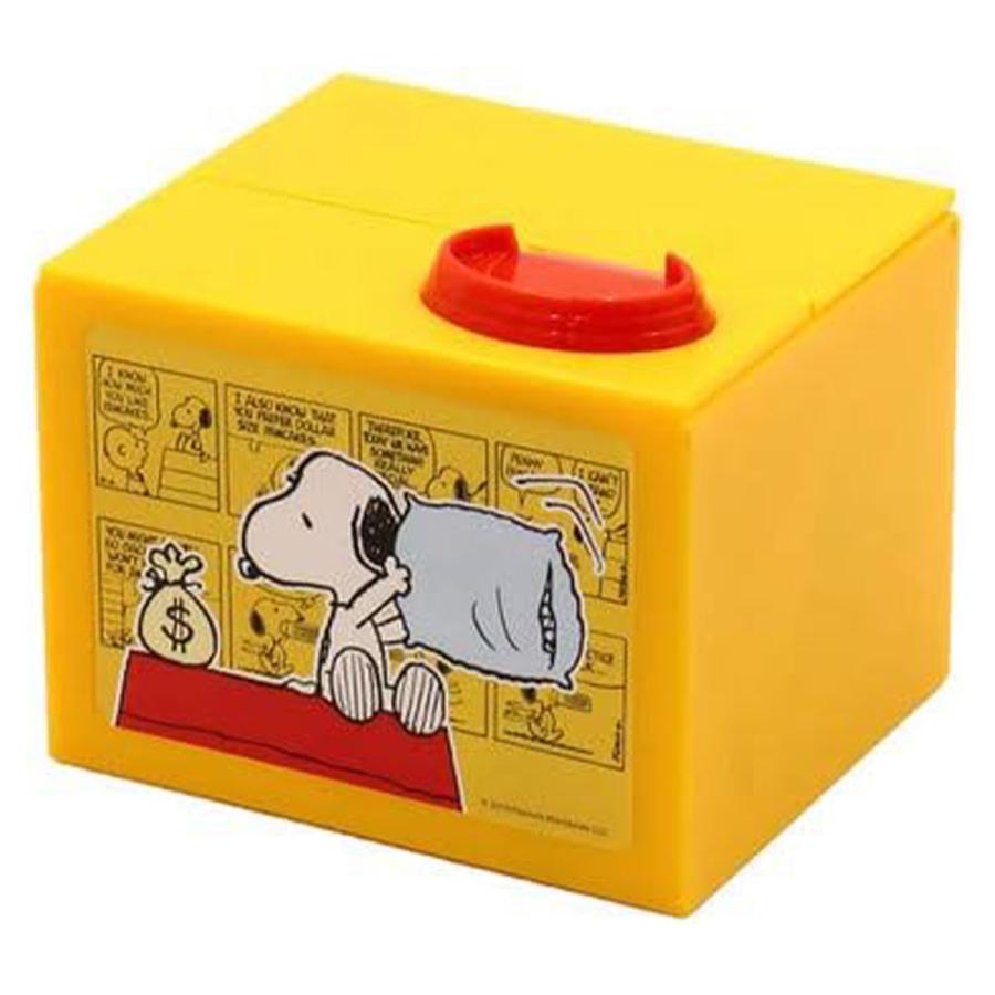 スヌーピー willitts アメリカ　貯金箱　バンク　snoopy スヌーピーバンク 貯金箱 500円玉 スヌーピー かわいい いたずらバンク