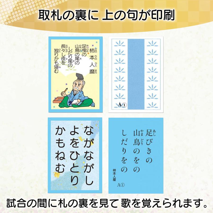 五色百人一首 スタートキット 百人一首 読み札 取り札 五色百人一首大会公式認定札 5色 五色 かるた ゲーム カードゲーム 室内 遊び 送料無料｜es-united｜05