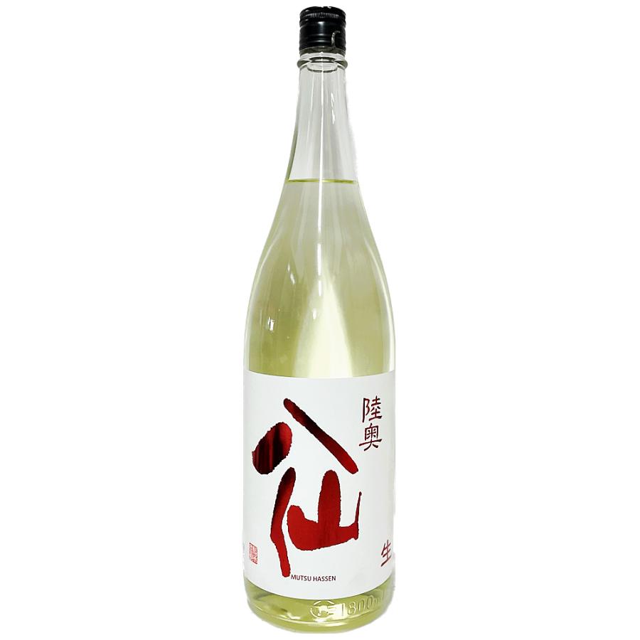 陸奥八仙 赤ラベル 特別純米生原酒<R6BY>1.8L : 幸せの酒 銘酒市川 