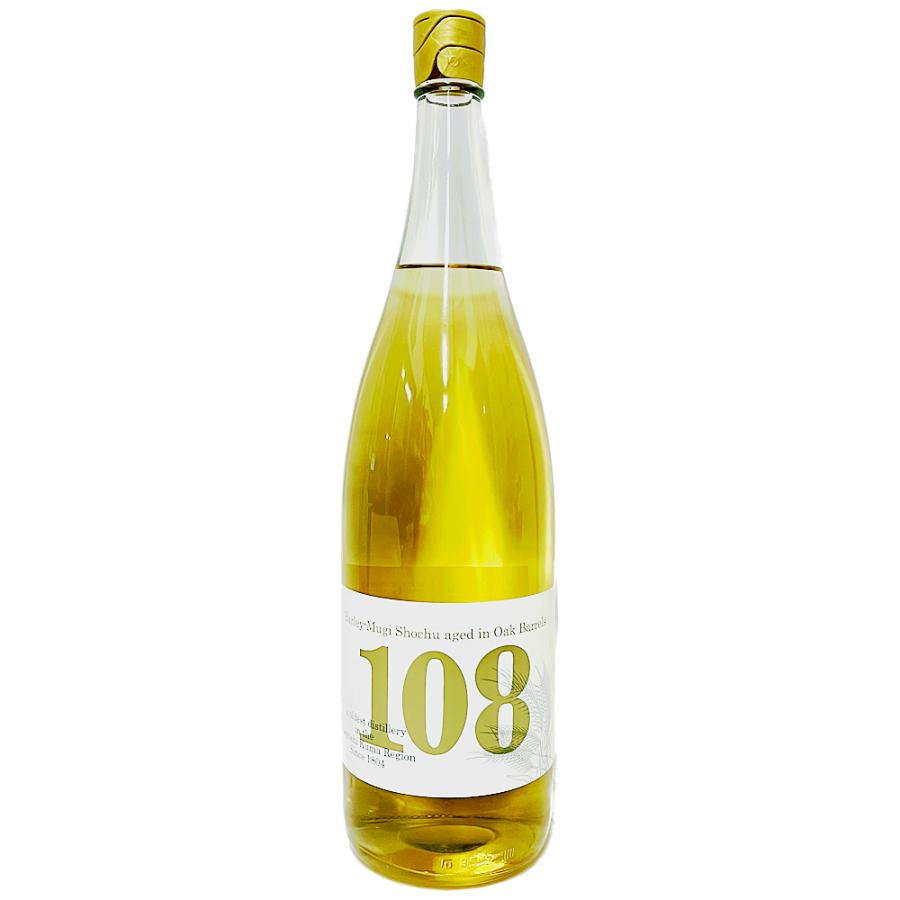 オーク樽6年貯蔵 麦焼酎 「108」 Hyakuhachi Gold 1.8L : 幸せの酒