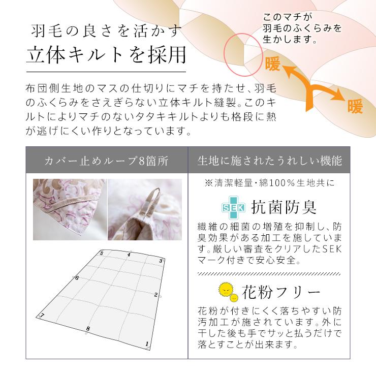 西川 マザーグース 羽毛布団 シングル 布団カバー付 マザー 西川 マザーグース 羽毛布団 シングル 布団カバー付 マザー