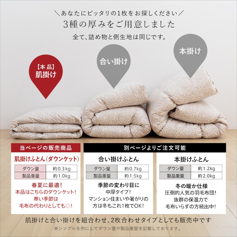西川（nishikawa） ダウン93％ 羽毛肌掛け布団 DP400 ダウンケット