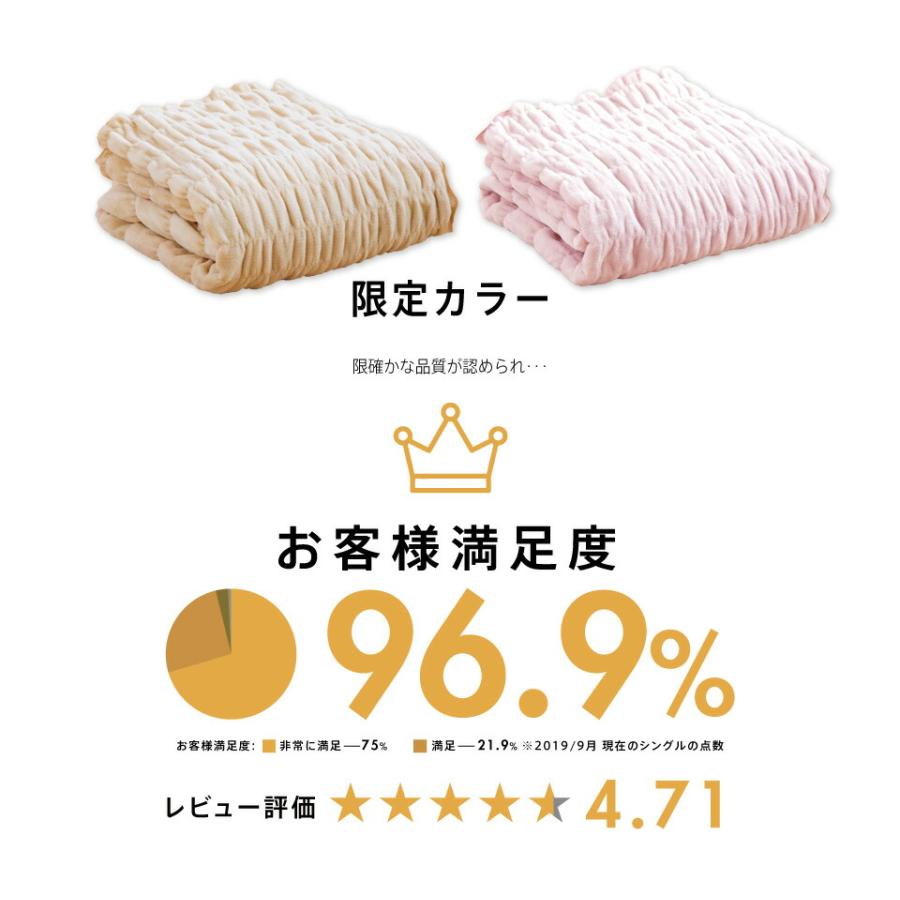 ロマンス小杉 発熱 コットンケット ウォームサポート ふかふかケット