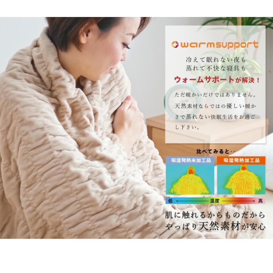ロマンス小杉 発熱 コットンケット ウォームサポート ふかふかケット