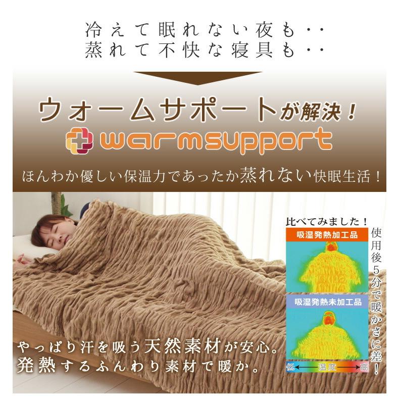 ロマンス小杉 ウール混タイプ 発熱 コットン ウォームサポート