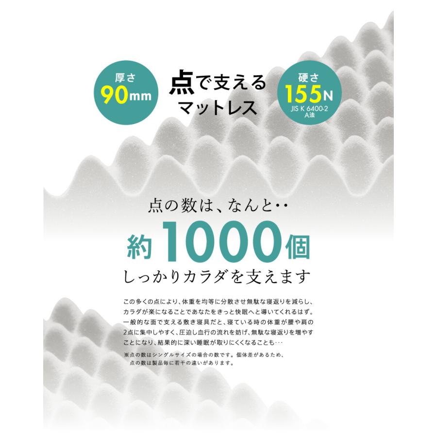 西川（nishikawa） スヤラ SUYARA 敷き布団 シングル 点で支える ほど