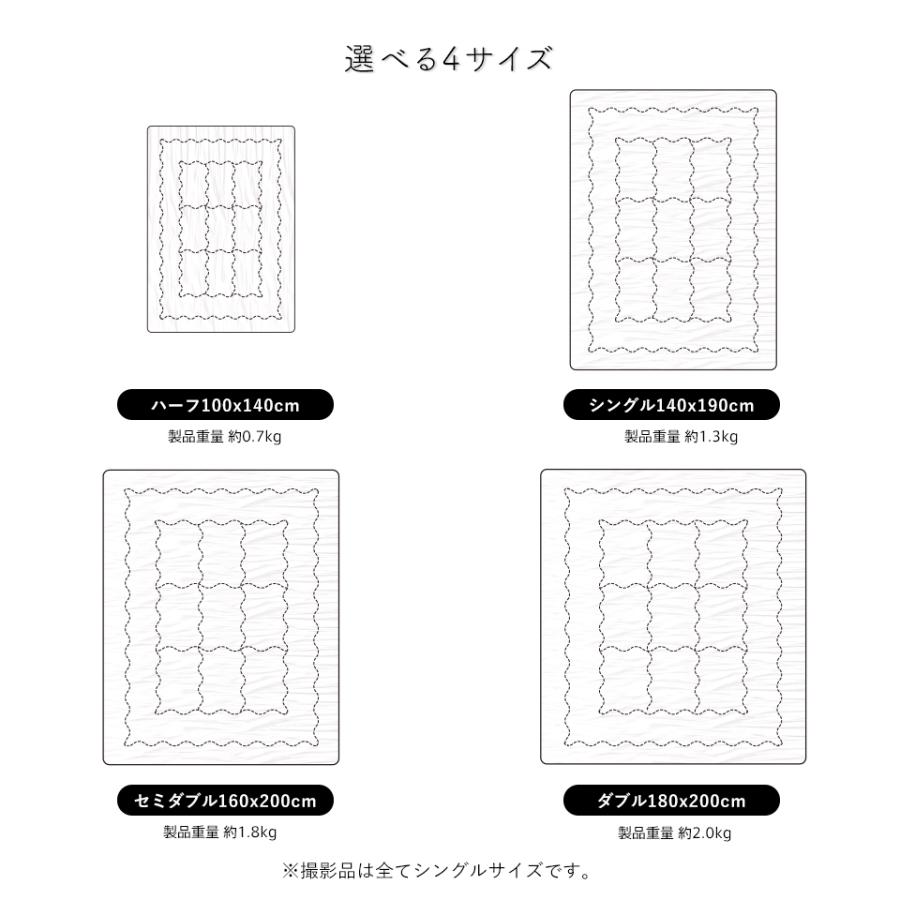 2枚組 1枚あたり5,830円 洗える 肌掛け布団 とろ〜りケット シングル
