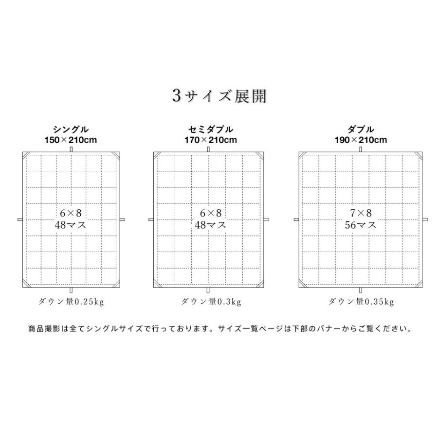 2枚組 1枚あたり6,500円 西川 羽毛肌掛け布団 洗える ダウンケット シングル ホワイトダウン70％ 夏用 昭和西川｜esaki210y｜13