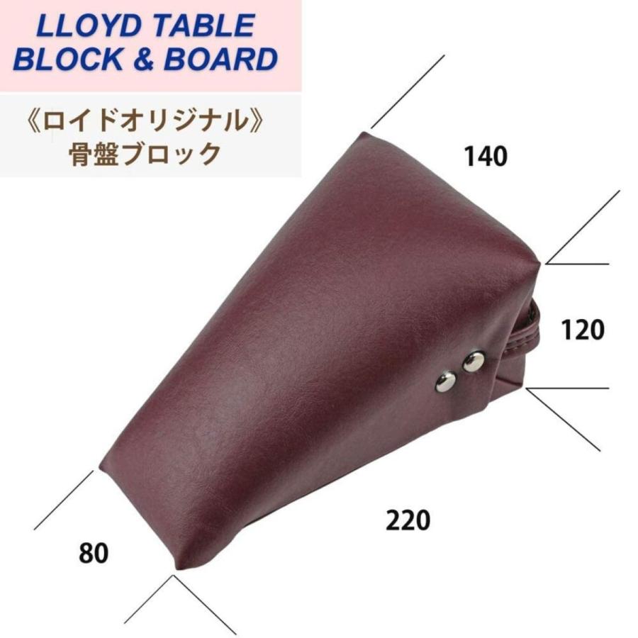 LLOYD (ロイド) オリジナル 骨盤ブロック ２個 先細タイプ 後部ストラップ付【アメリカ製】の画像