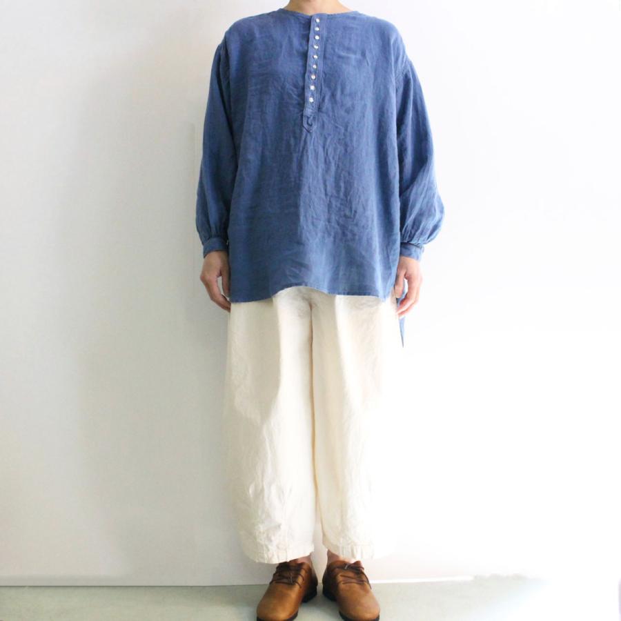 専用★美品 Brocante★リネンカンパーニュシャツ プルオーバー 日本製 Brocante プルオーバーシャツ BROCANTE ブロカント カンパーニュシャツ