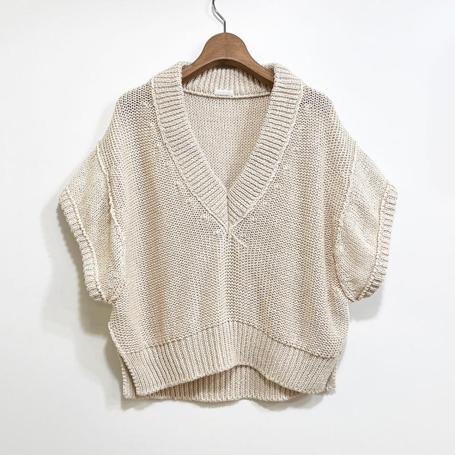 comm. arch.（コムアーチ） ベスト HAND FRAMES CHUNKY S/S P/O チャン