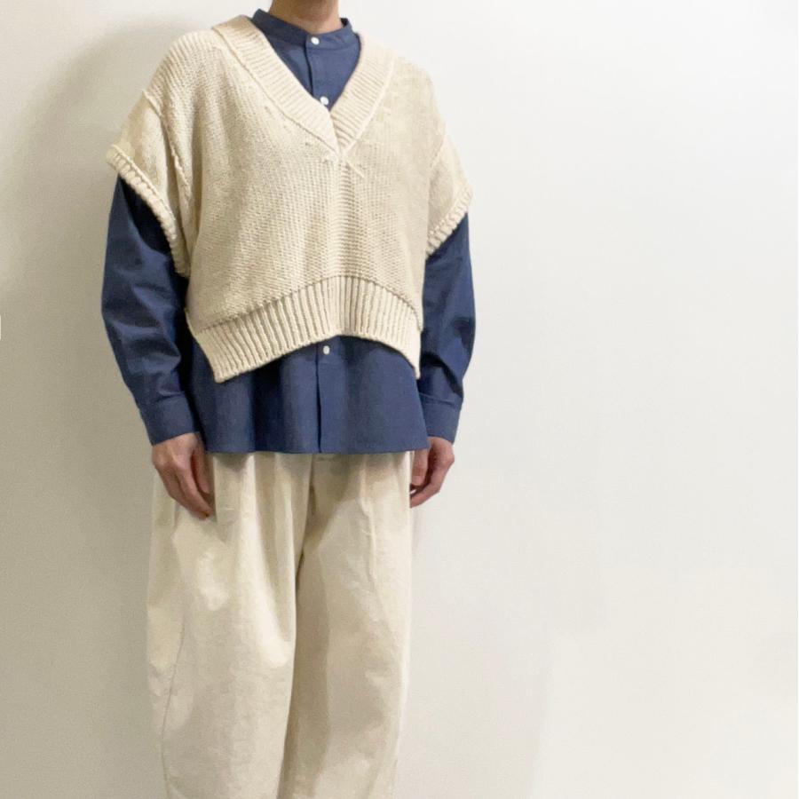 comm. arch.（コムアーチ） ベスト HAND FRAMES CHUNKY S/S P/O チャン