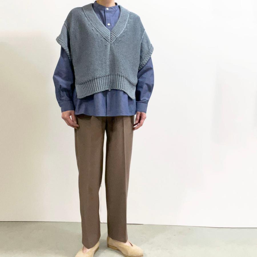 comm. arch.（コムアーチ） ベスト HAND FRAMES CHUNKY S/S P/O チャン