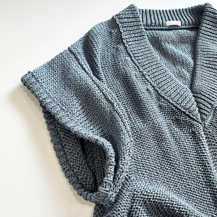 comm. arch.（コムアーチ） ベスト HAND FRAMES CHUNKY S/S P/O チャン