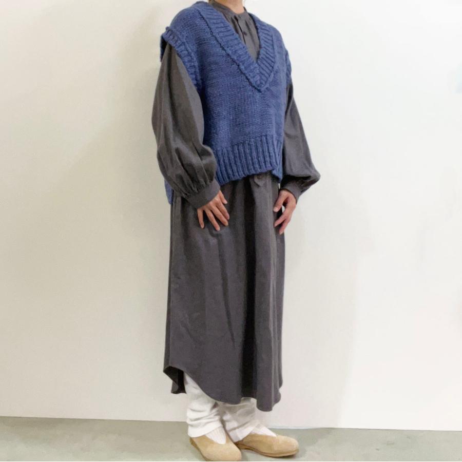 comm. arch.（コムアーチ） ベスト HAND FRAMED CHUNKY VEST 手横