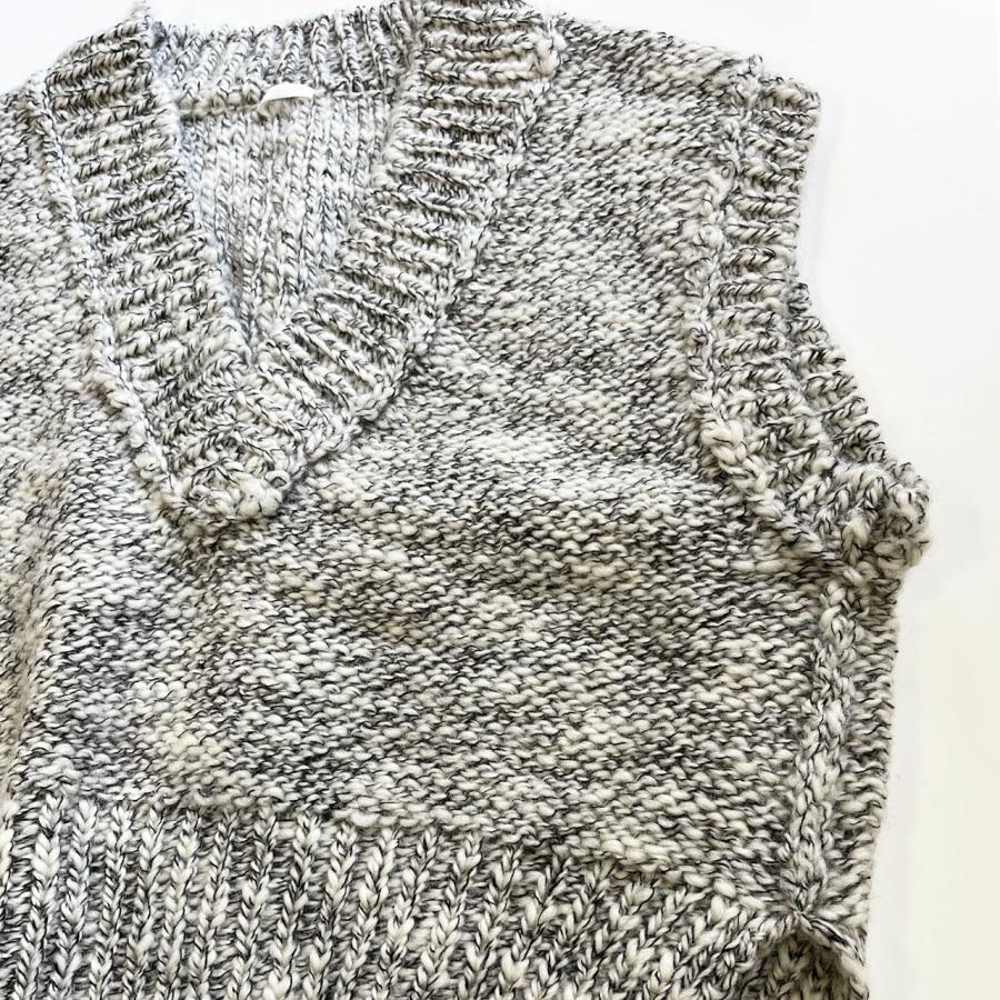 comm. arch.（コムアーチ） ベスト HAND FRAMED CHUNKY VEST 手横