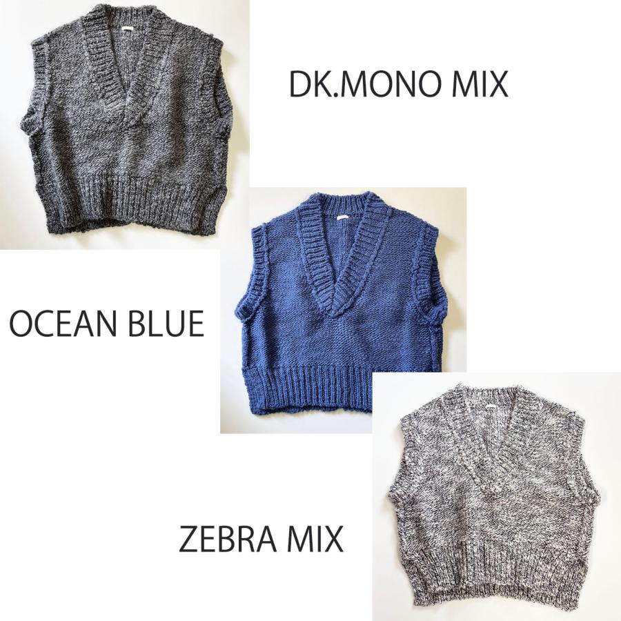 comm. arch.（コムアーチ） ベスト HAND FRAMED CHUNKY VEST 手横