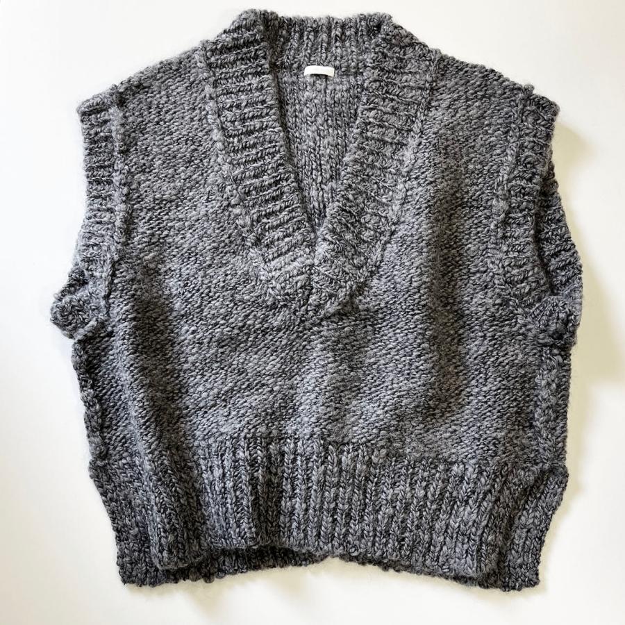comm. arch.（コムアーチ） ベスト HAND FRAMED CHUNKY VEST 手横