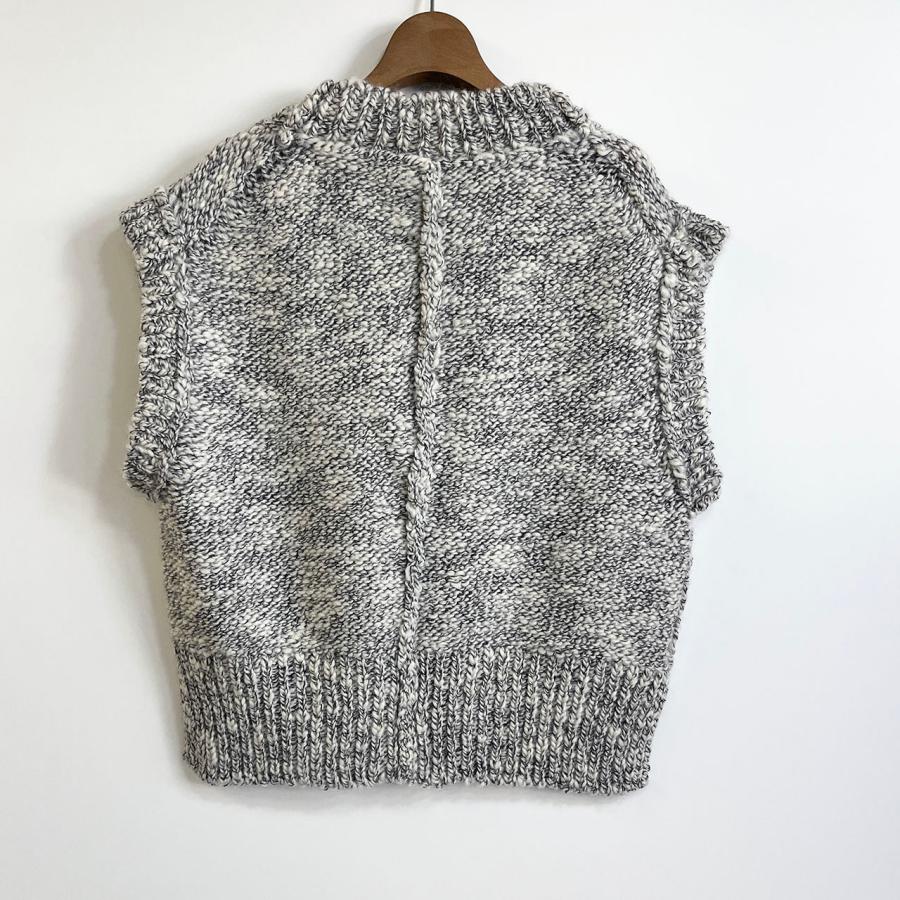 comm. arch.（コムアーチ） ベスト HAND FRAMED CHUNKY VEST 手横