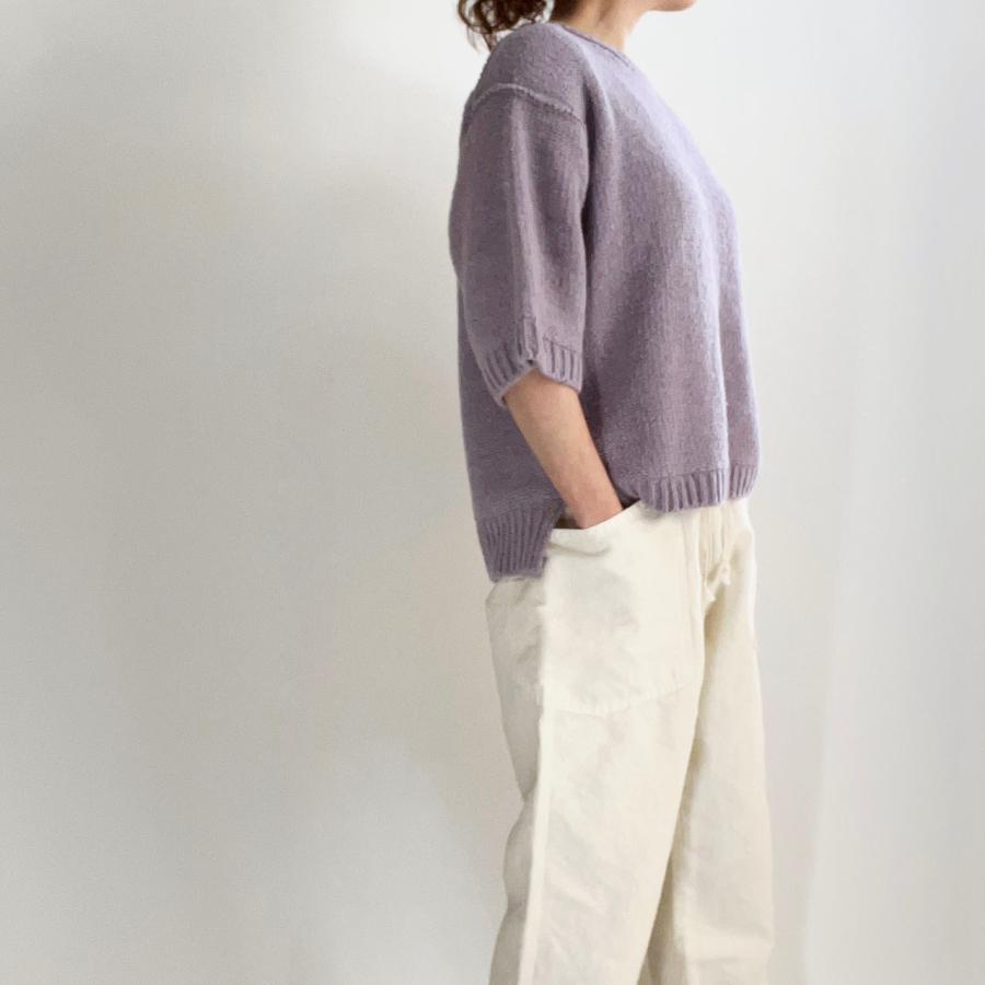 レディースニット COMM.ARCH. コム・アーチ HAND FRAMED COTTON PILE S
