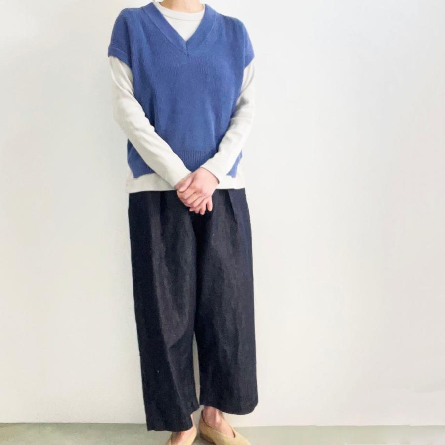 comm. arch.（コムアーチ） レディースニットベスト HAND FRAMES CO.LI