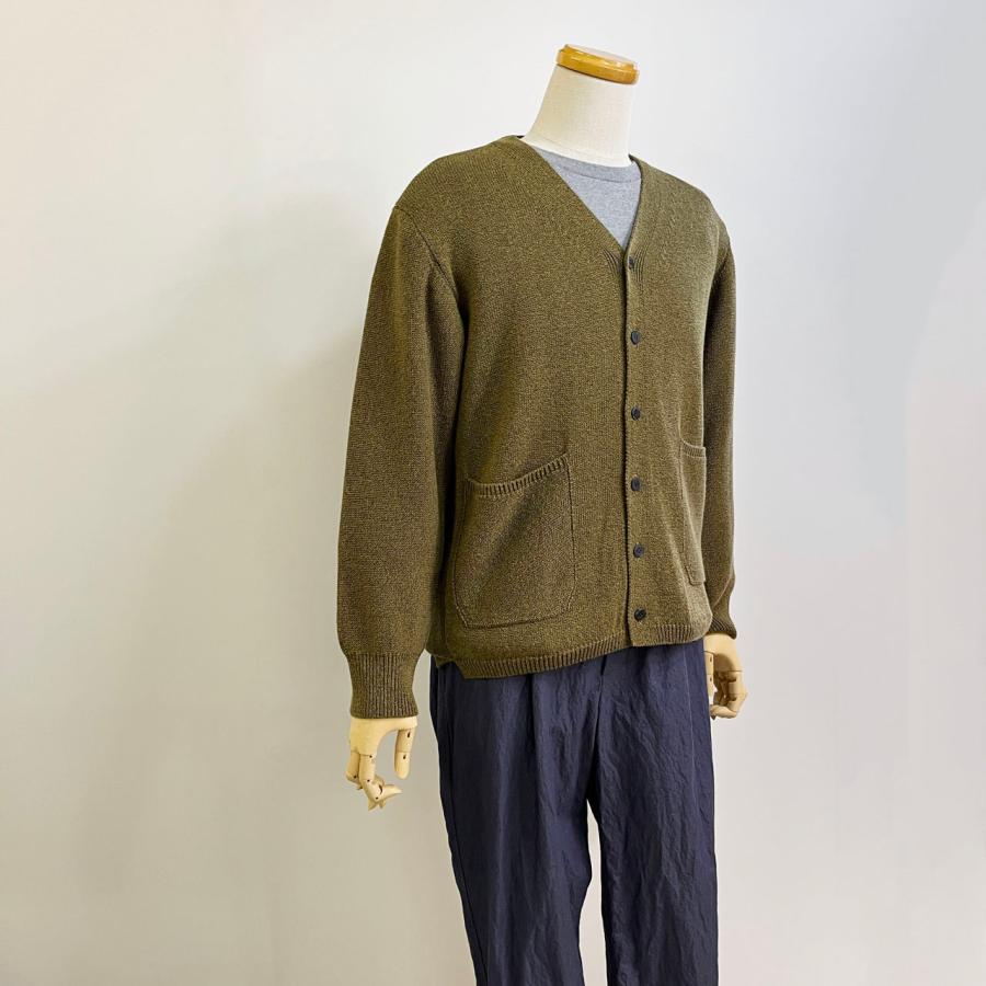 comm arch コム・アーチ Hand Framed High Neck P O ハンドフレイム・ハイネック・プルオーバー Sandalwood Routes Roots