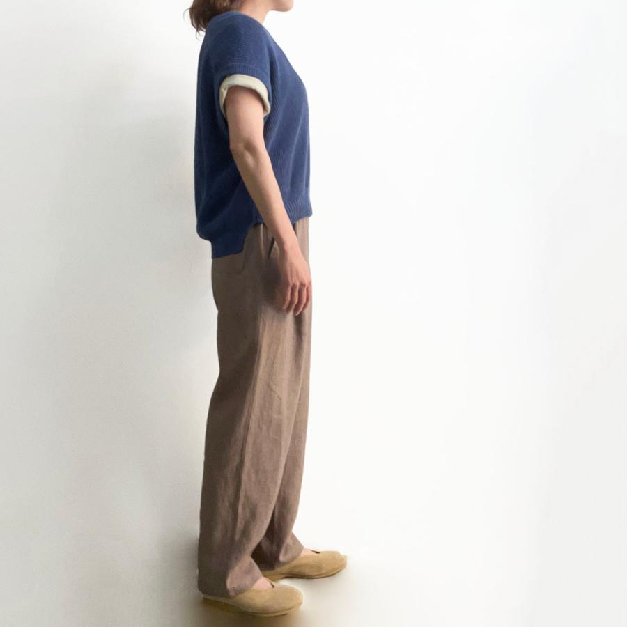 comm. arch. パンツ COMM.ARCH. コム・アーチ RAMIE LINEN CANVAS 