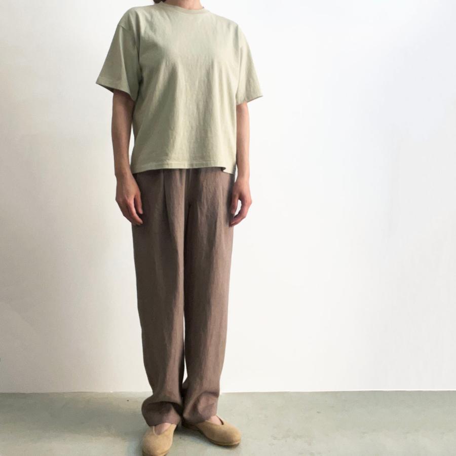 comm. arch. パンツ COMM.ARCH. コム・アーチ RAMIE LINEN CANVAS 