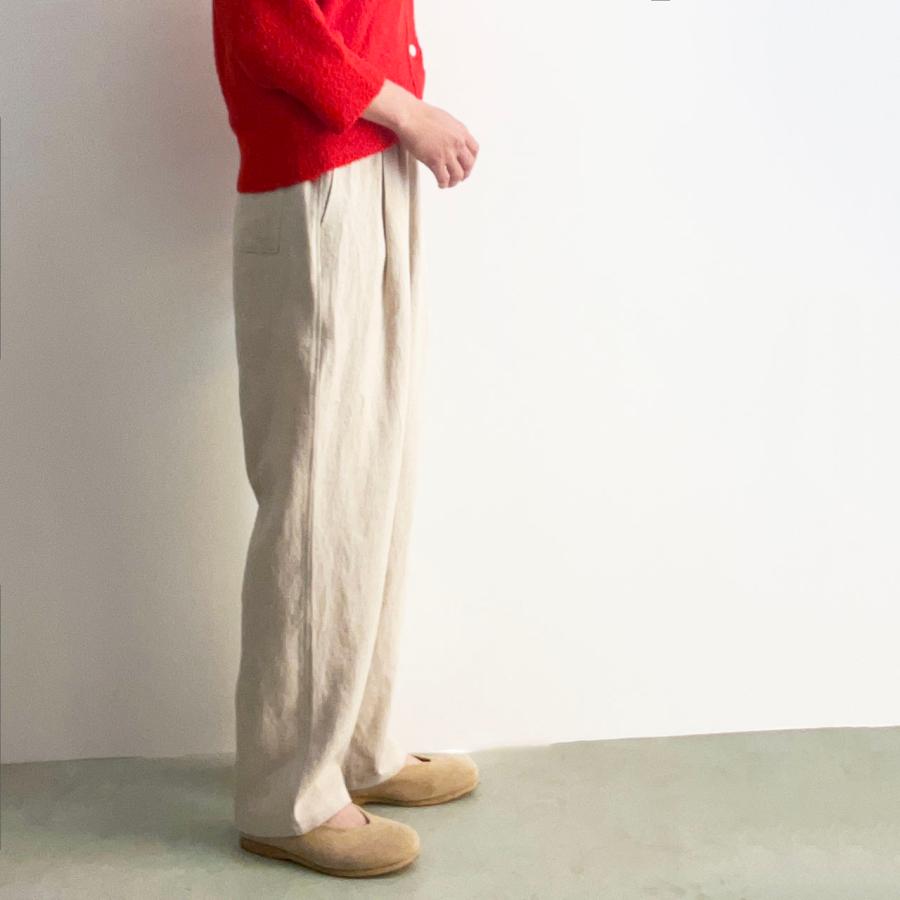 comm. arch.（コムアーチ） パンツ RAMIE LINEN CANVAS TROUSERS