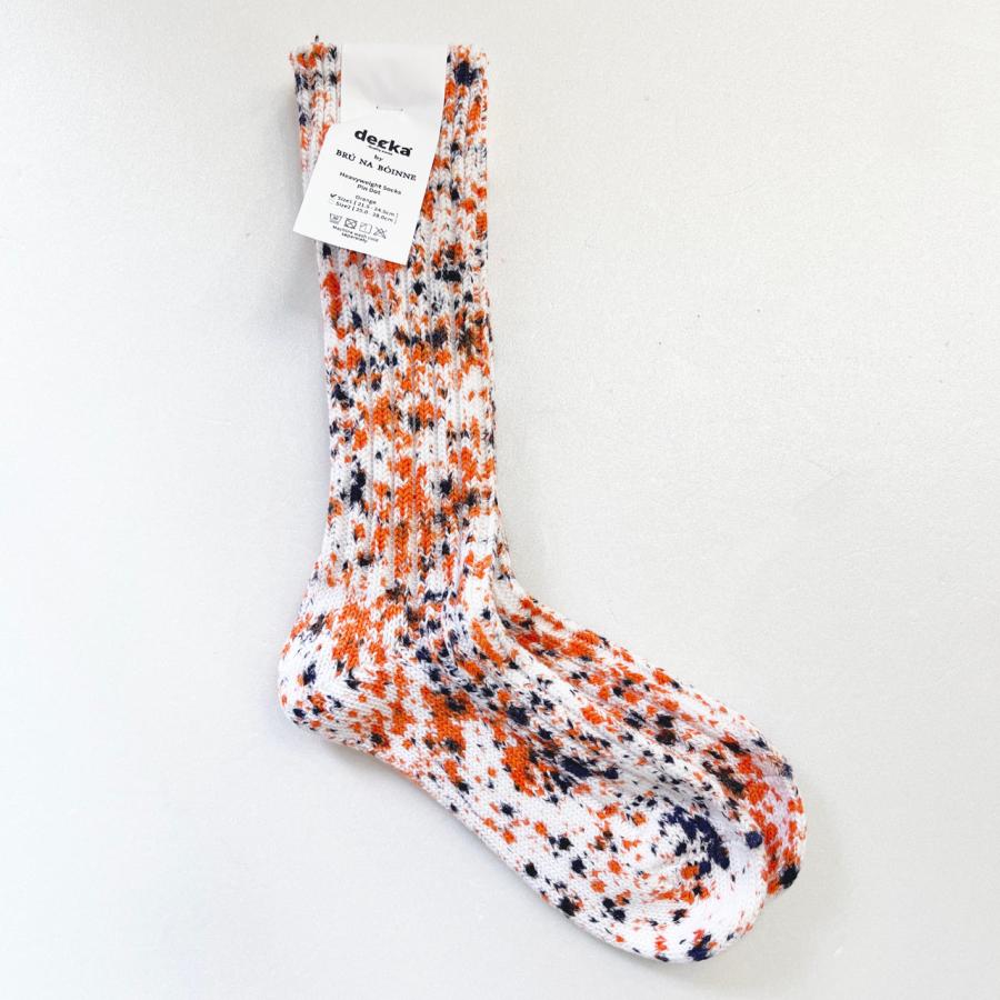 ソックス　DECKA　デカ × BRU NA BOINNE ブルーナボイン　HEAVY WEIGHT SOCKS  PIN DOT ピンドット｜escargot-circus｜11