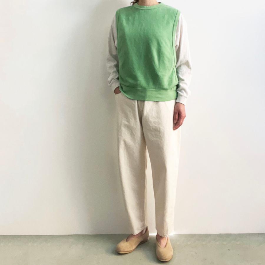 国産原料100% ノースリーブ裏毛 FilMelange (フィルメランジェ