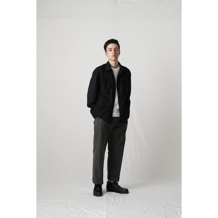 FUJITO Wide Slacks 日本製 ワイド スラックス コットンサージ FUJITO (フジト) Wide Slacks / ワイドスラックス