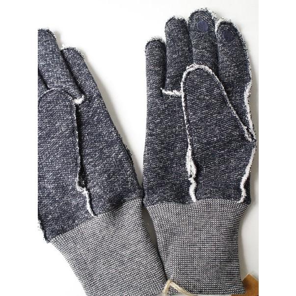 KEPANI (ケパニ）　SAGUARO-2　 スウェットGLOVE　グローブ　-DARK NAVY-｜escargot-circus｜02