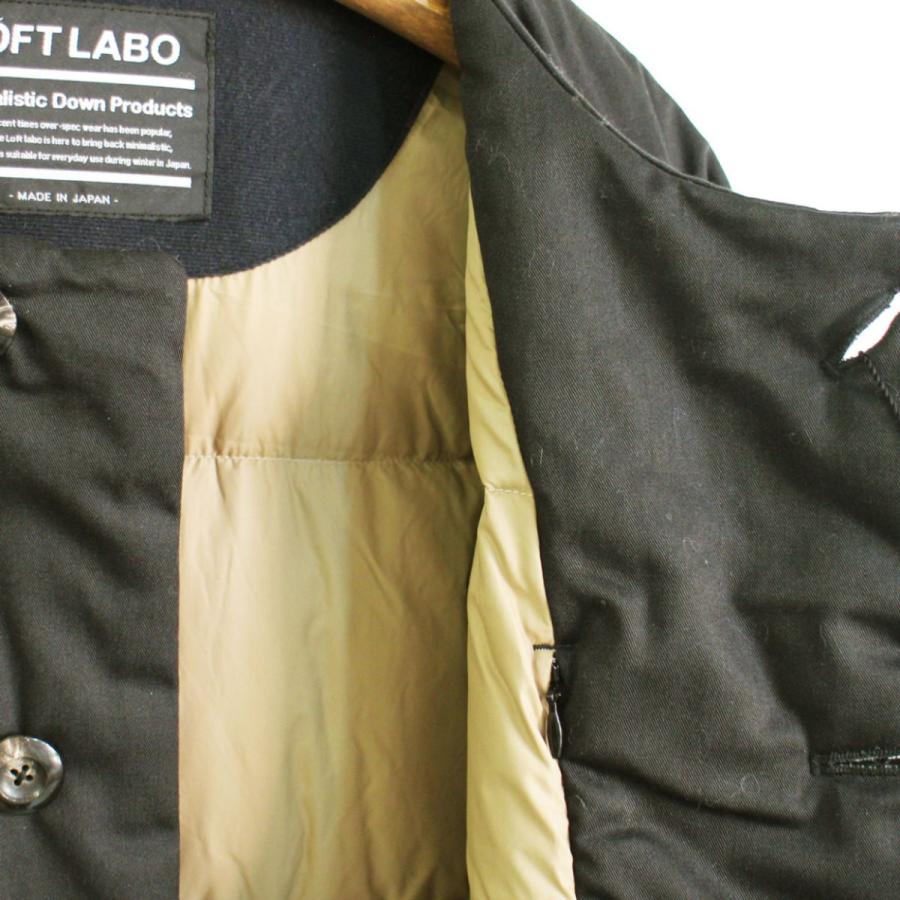 ダウンコート THE LOFTLABO ザ・ロフト・ラボ GRAB NO COLLAR