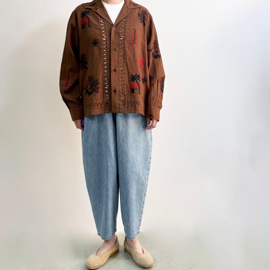 開襟シャツ MORIKA モリカ 50s OPEN COLLAR SHIRT オープンカラー