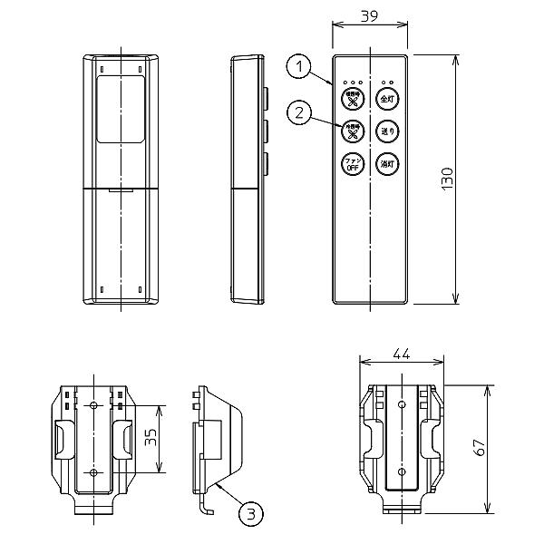 DAIKO（ダイコー） 大光電機 DP-40380 LEDシーリング 調光タイプ用