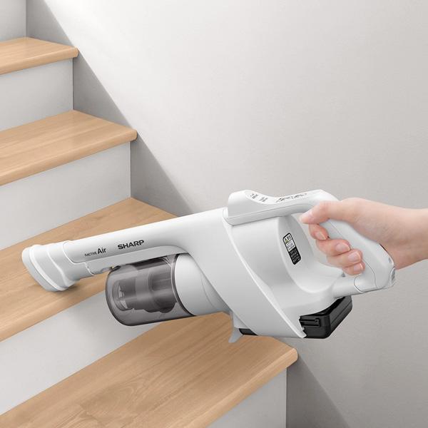 SHARP EC-AR11-W スティッククリーナー SHARP（シャープ） EC-AR11-W スティッククリーナー 1.2kgの軽量設計