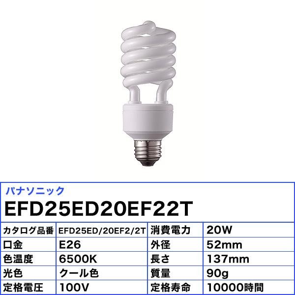 Panasonic [5個セット] 計10個 2個入 □生産終了□ EFD25ED
