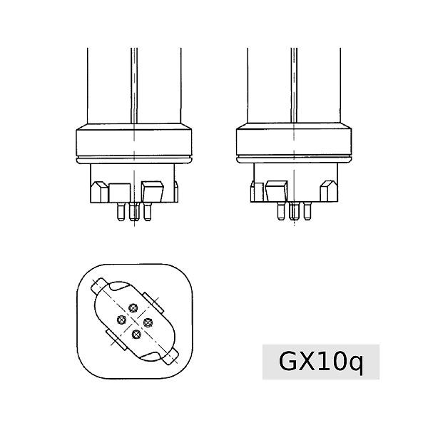 [3本セット]東京メタル工業 Tome LEFDL18-L-TM コンパクト蛍光灯 LED FDL18W相当 口金GX10q 8W 3000K 電球色 LEFDL18LTM「送料無料」の画像