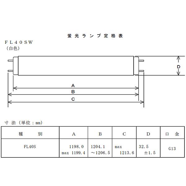 ホタルクス 「送料無料」[10本セット]ホタルクス HotaluX NEC FL40SW