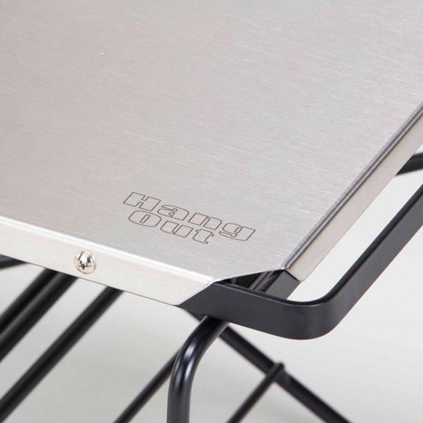 「数量限定品」HangOut  Fire Side Table Stainless Top ファイヤーサイドテーブル・ステンレストップ 折りたたみ おしゃれ 「送料無料」｜esco-lightec｜03