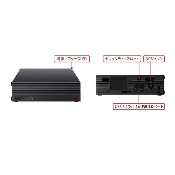 BUFFALO バッファロー HD-EDS4U3-BE 外付けHDD 4TB ブラック BUFFALO バッファロー HD-EDS4U3-BE 外付けHDD 4TB ブラック