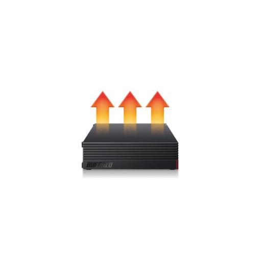 BUFFALO バッファロー HD-EDS4U3-BE 外付けHDD 4TB ブラック BUFFALO バッファロー HD-EDS4U3-BE 外付けHDD 4TB ブラック